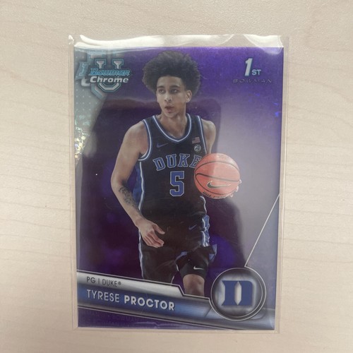 Tyrese Proctor 2023 Bowman Chrome #20 1st Bowman Purple Mini-Diamond 338/399 - 第 1/2 張圖片