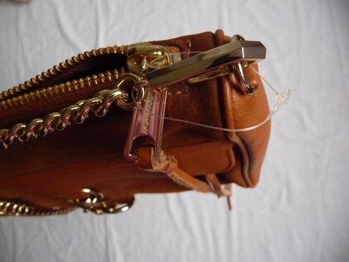 Bolso Mensajero Rebecca Minkoff MAC NUEVO Cuero Nubuck GRANDE Marrón Bandolera - Imagen 6 de 10