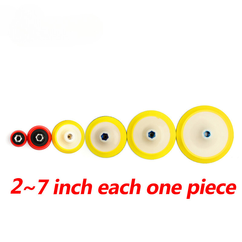 2"/3"/4"/5"/6"/7" Backing pad car polishing Pad backer plate