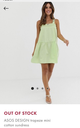 Summer Mini Trapeze Dress Coverup Size 