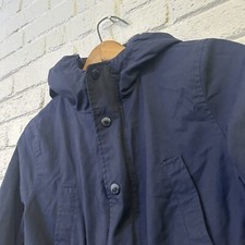 BOYS USED POLO RALPH LAUREN BLACK ZIP UP DOWN PUFFER JACKET YOUTH MEDIUM