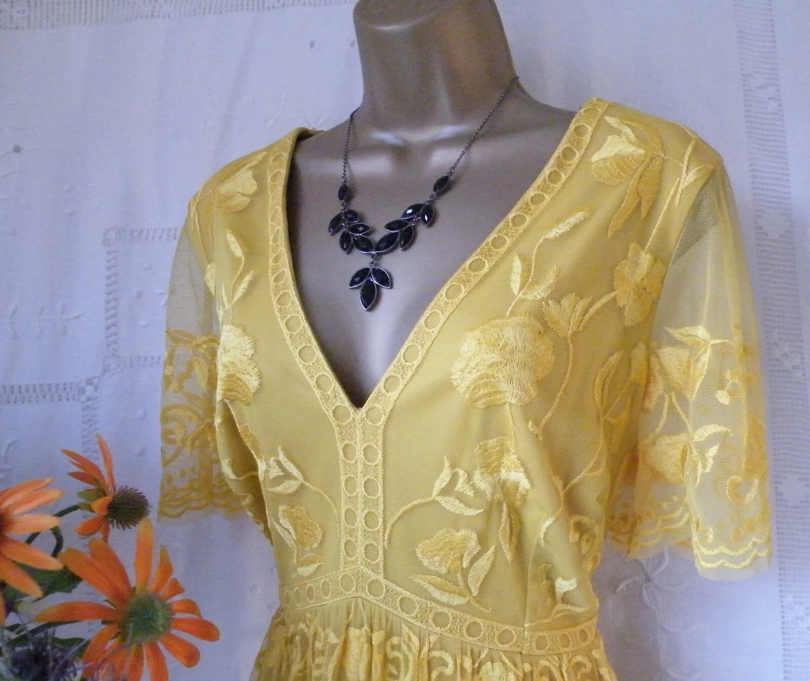 VALENTINO ? ****MONSOON ABITO USATOntina "VALENT YELLOW TAGLIA?