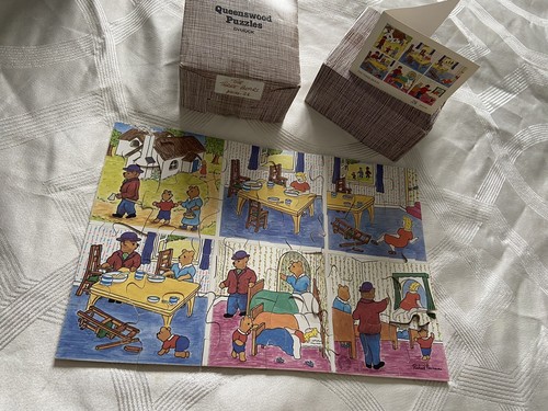 Rompecabezas de colección raro Queenswood Dymock The Three Bears 1987 coleccionable ex estado - Imagen 3 de 12