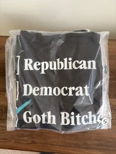 WHITEPHOSPHOR GO VOTE T SHIRT BLACK S NOT GBRS QILO SC IRREGULARS FOG