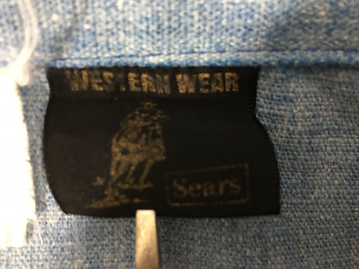 VINTAGE SEARS WESTERN WEAR LEISURE SUIT JACKET ONLY 70'S SIZE