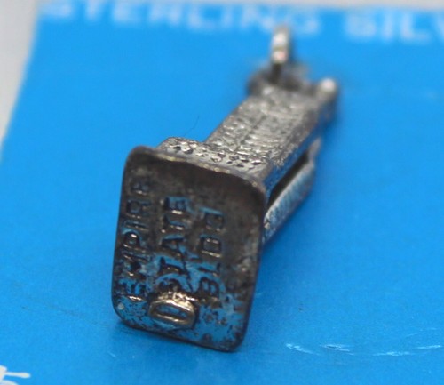 Vintage Sterling Silber Empire State Building Charm - Bild 4 von 4