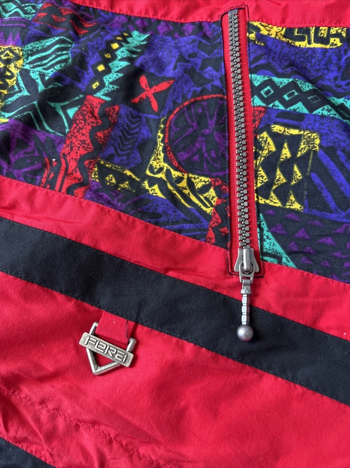 Chaqueta de esquí vintage para mujer FERA - talla 12 multicolor Foto 3 de 4