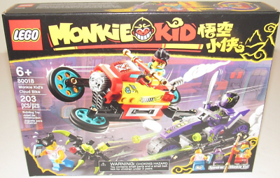LEGO 80018 Monkie Kid Monkey Kid's Cloud Bike Set NIB 203 Pc