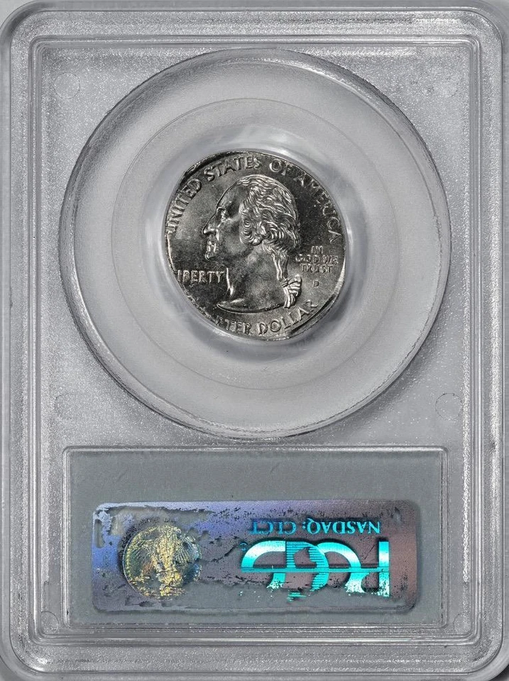 2006 D PCGS MS65 Struck On Elliptical Planchet North Dakota Quarter Mint Error - Image 4 of 4