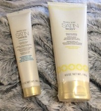 Mary Kay Satin Hands PROTECTING SOFTENER 2.1 oz Satin Body Scrub 6.5 Oz NEW