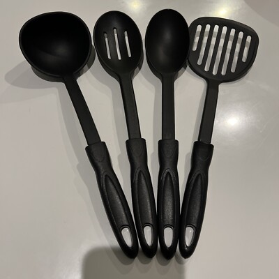 4-teiliges Kunststoff Küchenwerkzeug Besteck Utensilien Set