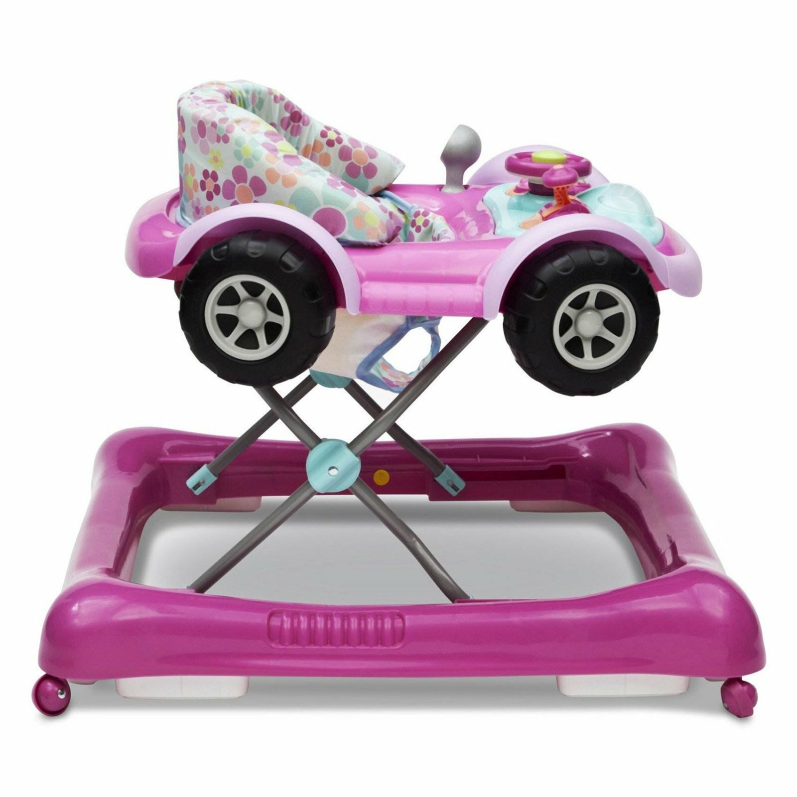 pink car walker