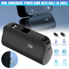 10000mAh Mini Power Bank Portable Charger for iPhone & android with LED Display