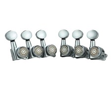 6 In-line Guitar Locking Tuners 6 Right Hand 1:18 Gear Ratio Lock String