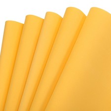 EVA Foam Sheets Golden Yellow 19.7 Inch x 35.4 Inch 1mm Thick Crafts Sheets 5Pcs