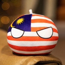 10cm Country Ball Plush Toys Polandball Pendant Country Balls Decor Stuffed Doll