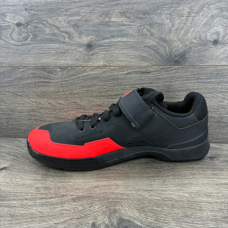 Tênis de ciclismo Five Ten Freerider Pro mountain bike preto vermelho tamanho 12 masculino - Imagem 4 de 4