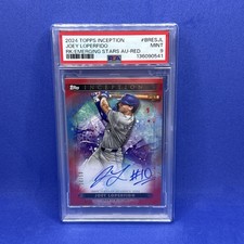 2024 Topps Inception Joey Loperfido /50 Rookie Auto Jersey Match Inscribed PSA 9
