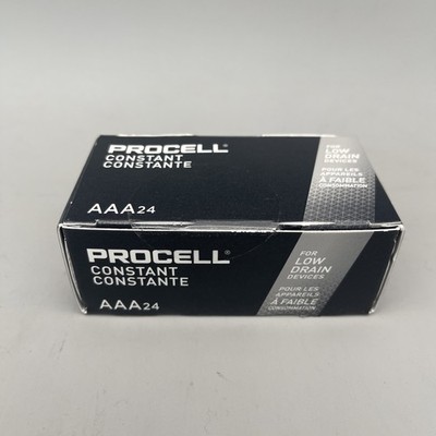 24 AAA Duracell Procell Constant Alkaline Batteries 1.5V(PC2400, LR03) Exp 03/35