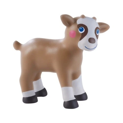 HABA Little Friends - Ziegenbaby, Bauernhof-Tierfigur, Rollenspiel-Spielzeug