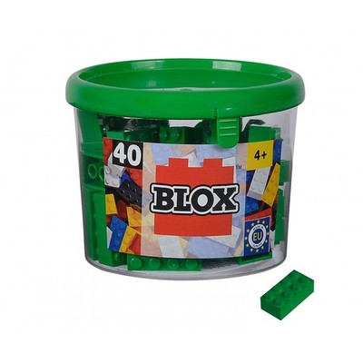 Simba Blox 40 8er Bausteine grün in Dose Klemmbausteine Konstruktionsspielzeug