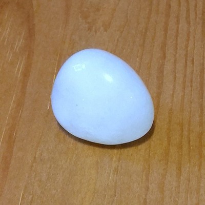 Rollstein Aquamarin aus Madagaskar 2,6 cm 16,54 gr Tumbled Stone (Ref 7)