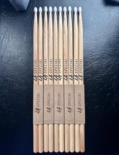 3 Pair Hickory Drumsticks 5B Nylon Tip USA Made Durable Drum Sticks Set NEW