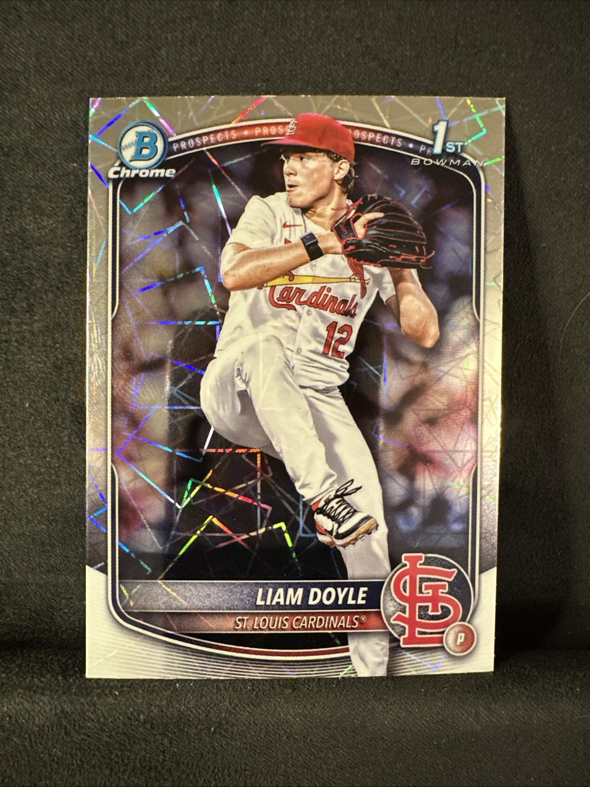 2025 Bowman Draft - Chrome Liam Doyle #BDC-12 Laser Refractor (RC)