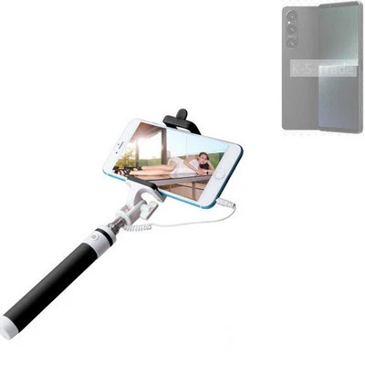 Selfie bâton / Selfie-Stick pour Sony Xperia 1 V, noir Manfrotto, perche téles - Photo 1/4
