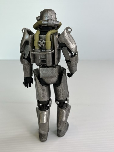 Fallout Power Armor Figure Funko Legacy 6" 2015 | T-45 Silver Armour - loose - Bild 6 von 13