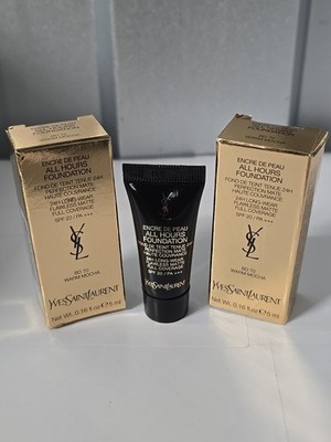 Yves Saint Laurent All Hours Foundation 2x5ml -YSL- Shade BD70 WARM MOCHA