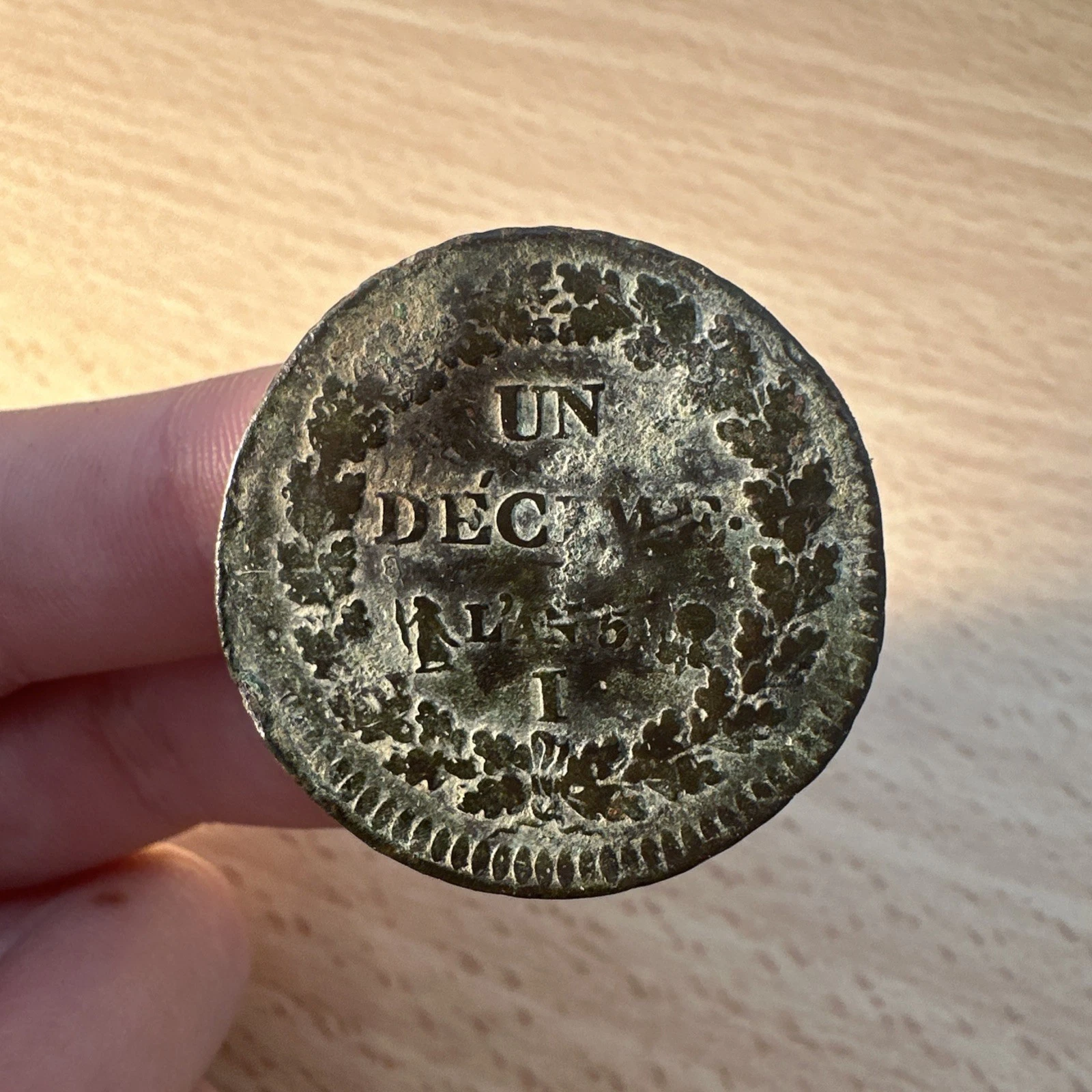 Pièce Française Un 1 Décime, Dupré AN 5 I (Limoges)