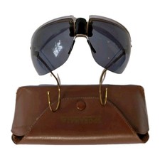 VINTAGE CEBE SPORTAMATIC FOLDING WRAP AROUND SUNGLASSES WITH ORIGINAL CASE