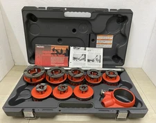RIDGID 12-R EXPOSED RATCHET PIPE THREADER SET #NEW 1