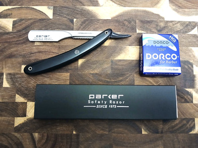 Parker Shavette Straight Razor with Blades