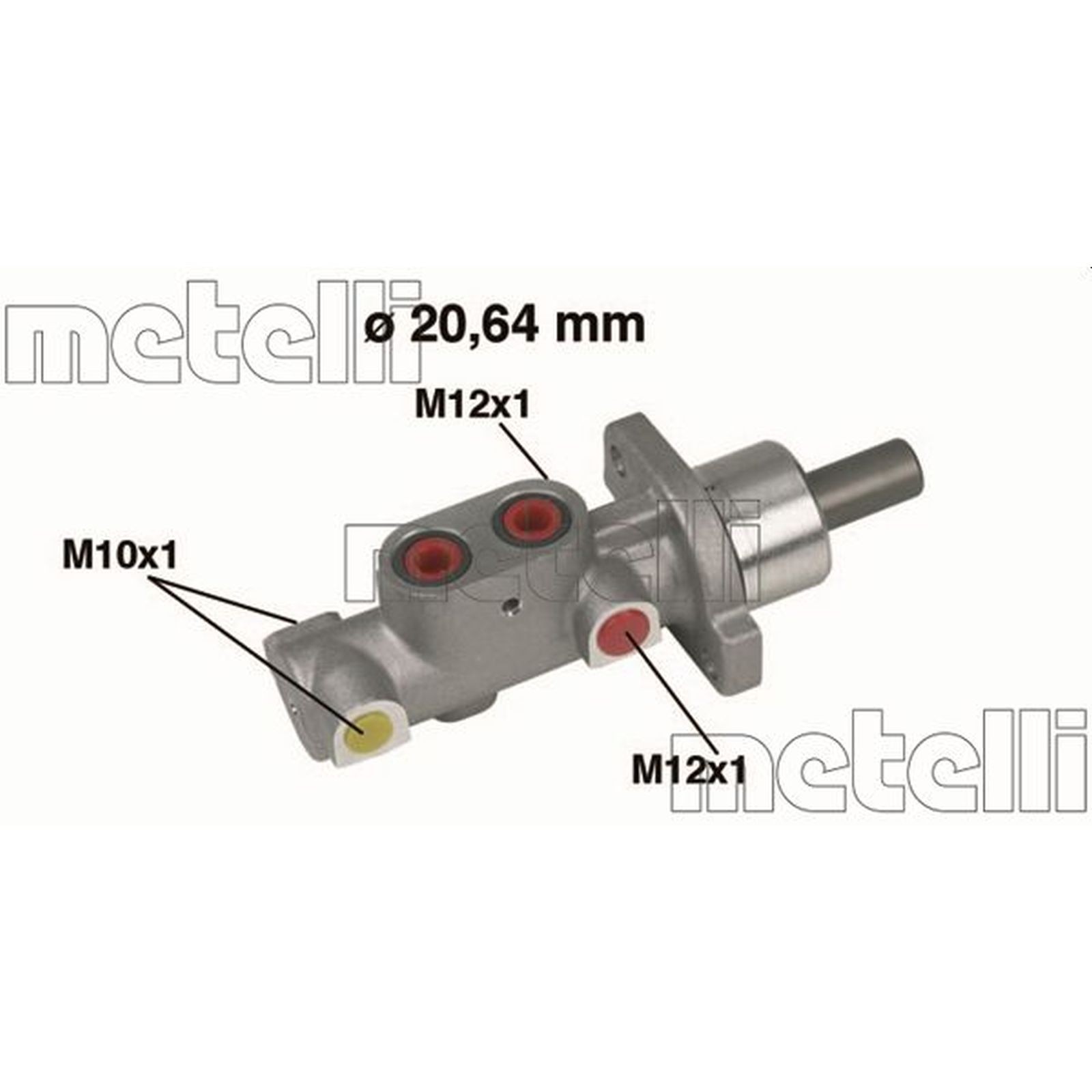 ORIGINAL® Metelli Hauptbremszylinder für Peugeot 206 Schrägheck 206 SW 306
