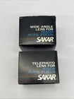 SAKAR Telephoto Lens & Wide Angle Lens for Nikon auto focus Japan New in Box