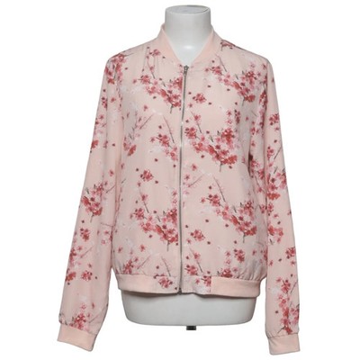 Women, Bomberjacke, Damen, Größe: 38, Pink/Mehrfarbig, Polyester, Blumen #FGd