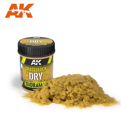AK Interactive AK8223 Grass Flock 2mm Dry 250ml