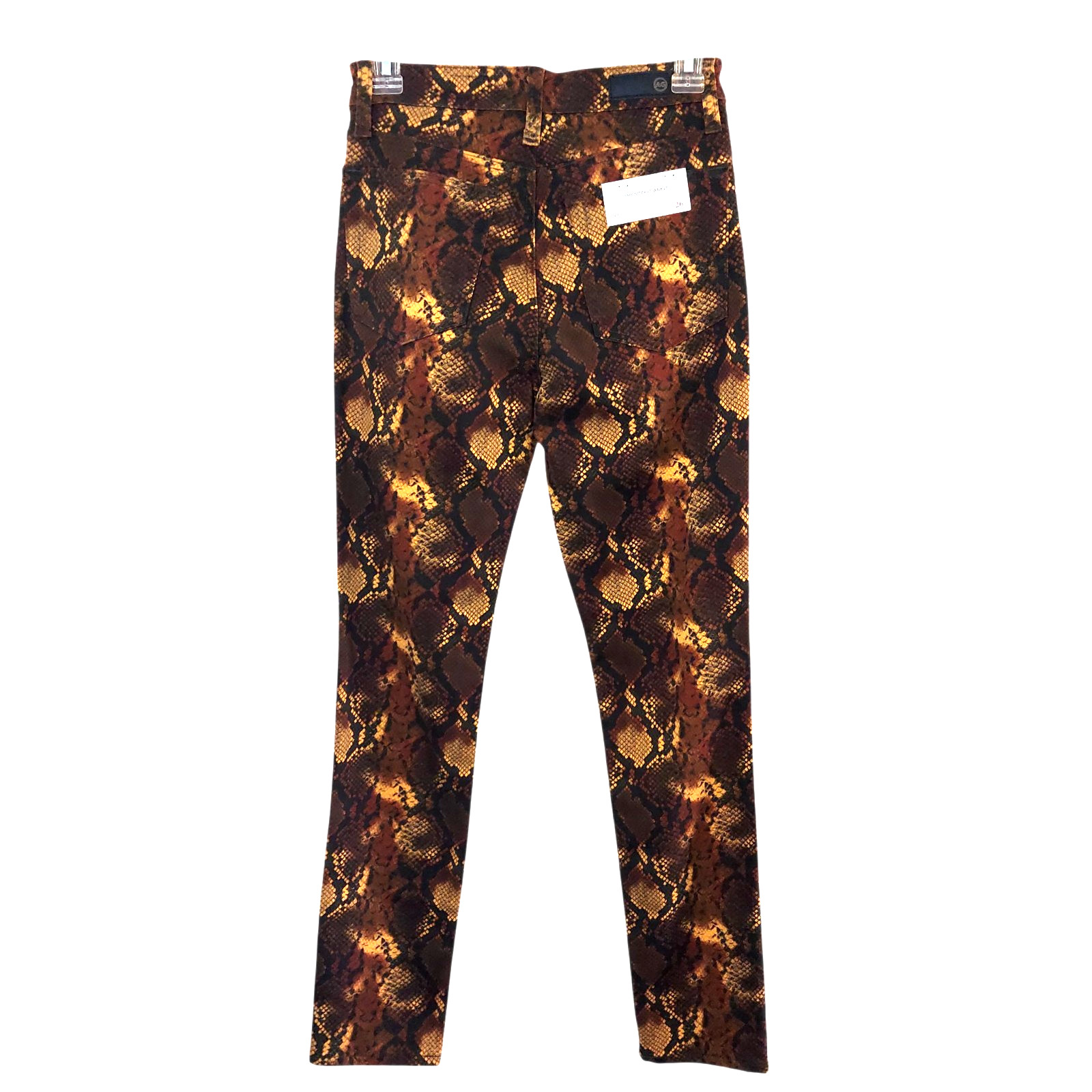 AG Adriano Goldschmied Jeans Size 26 Snakeskin Sophia Skinny Ankle Reptile Print thumbnail 3