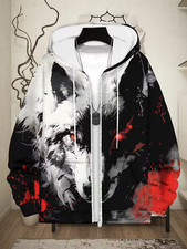 Black Dragon 3D All Over Print Hoodie Zip