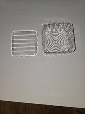 Small Clear Glass Box With Lid Heavy