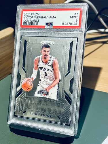 2024-25 Panini Prizm - Dominance Victor Wembanyama #7 PSA 9