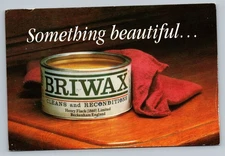 Briwax Cleans And Reconditions Advertising Postcard Posted 1992