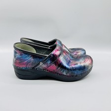 Dansko Shoes Women 8 Multicolor Patent Leather Professional Clogs Slip Resistant