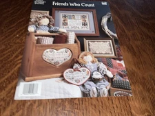 JEREMIAH JUNCTION “ FRIENDS WHO COUNT” Counted Cross Stitch Booklet Vintage 1992