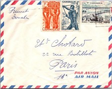 GOLDPATH: Cameroon cover 1962 to France airmail CV926_P26