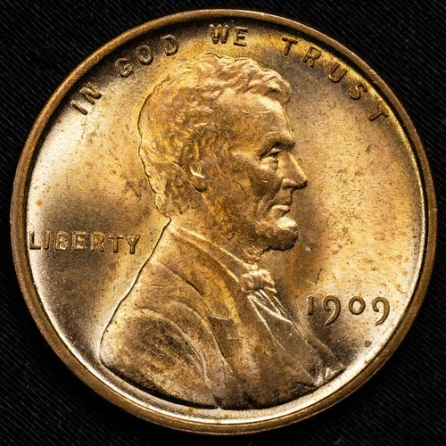 1909 VDB Lincoln Wheat Penny Cent Gem Uncirculated Red BU RD