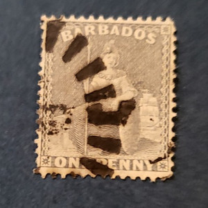 Stamps Barbados 14 used