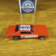 Hot Wheels Vintage Redline The Mongoose Red USA 1970 Plymouth Duster Funny Car
